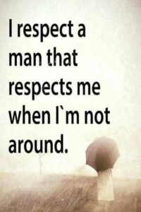 self respect